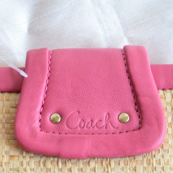 Coach Park Straw clutch - Picture 7 of 9